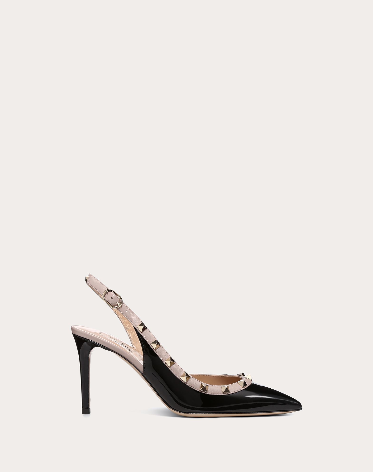 Patent Rockstud Slingback Pump 85mm for 