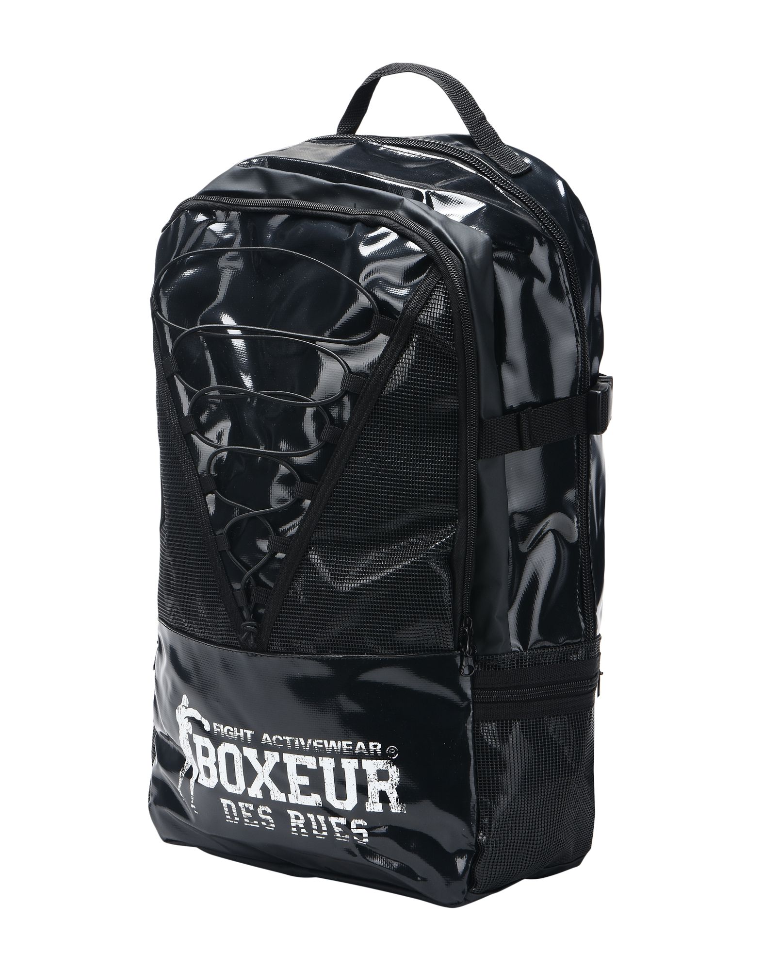 《送料無料》BOXEUR DES RUES Unisex バックパック＆ヒップバッグ ブラック ポリ塩化ビニル 100% ADVANCE 60LT BACKPACK