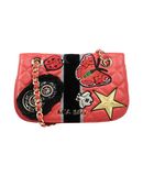 MIA BAG Damen Schultertasche Farbe Rot Gr��e 1