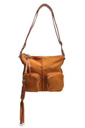 SEE BY CHLOÉ SEE BY CHLOÉ WOMAN PATTI SUEDE SHOULDER BAG CAMEL,3074457345618812349