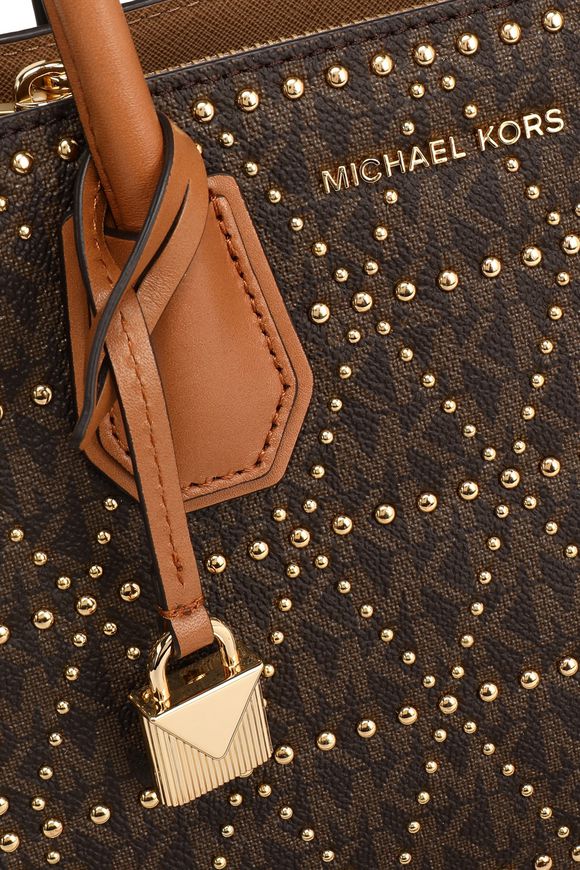 Michael kors brown tropical print bikini
