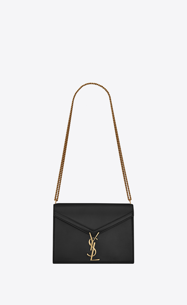 Saint Lau Cassandra Monogram Clasp Bag In Smooth Leather Monogram Chain Bag