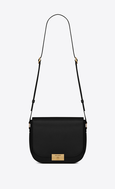 SAINT LAURENT Betty Damen Betty Beuteltasche aus schwarzem Leder a_V4