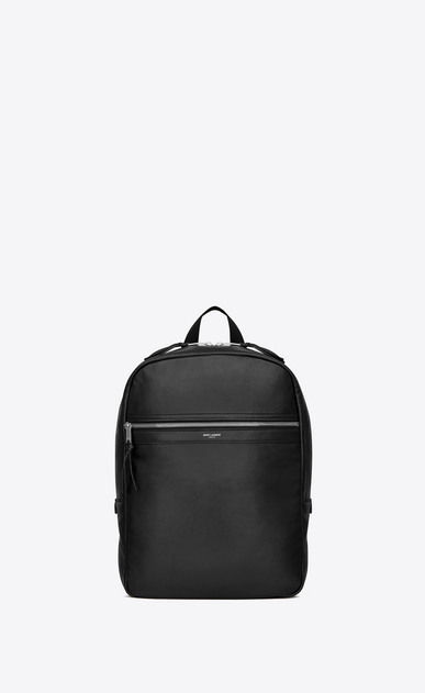 City backpack in smooth leather