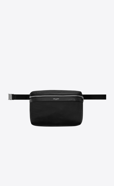 Foldable City backpack in black nylon