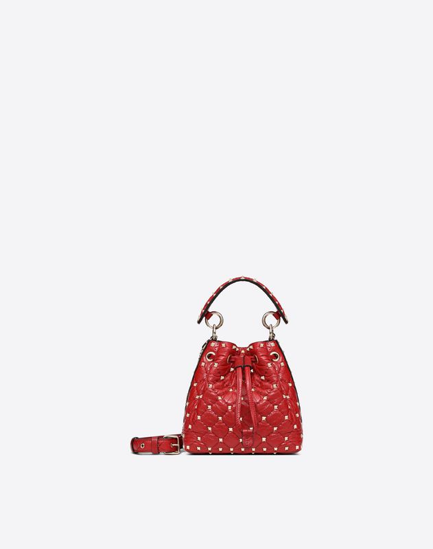 valentino red bucket bag