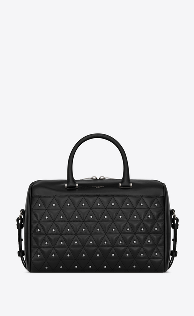 SAINT LAURENT クラシック ダッフル 6 レディース DUFFLE 6 in matelassé leather all over studs a_V4