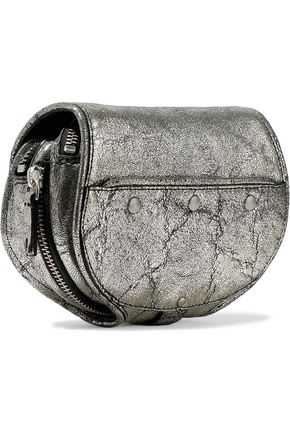 Designer Handbags Up To 70 Off The Outnet JÉrÔme Dreyfuss Momo Metallic Ed Leather Shoulder Bag