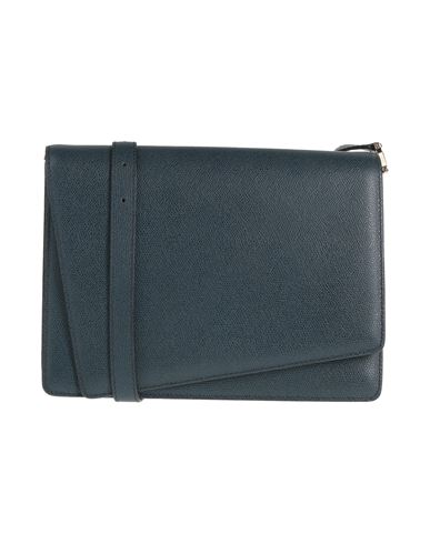 Valextra Woman Cross-body Bag Navy Size - Leather