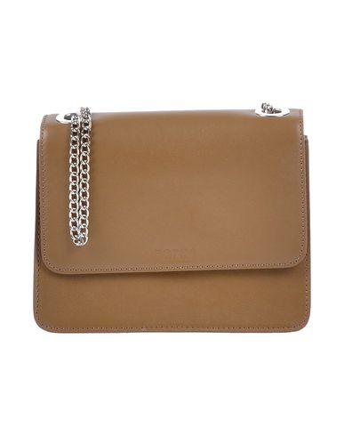 Woman Cross-body bag Camel Size - Bovine leather