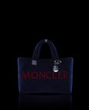 MONCLER POWDER TOTE - Sacs moyens en cuir - femme