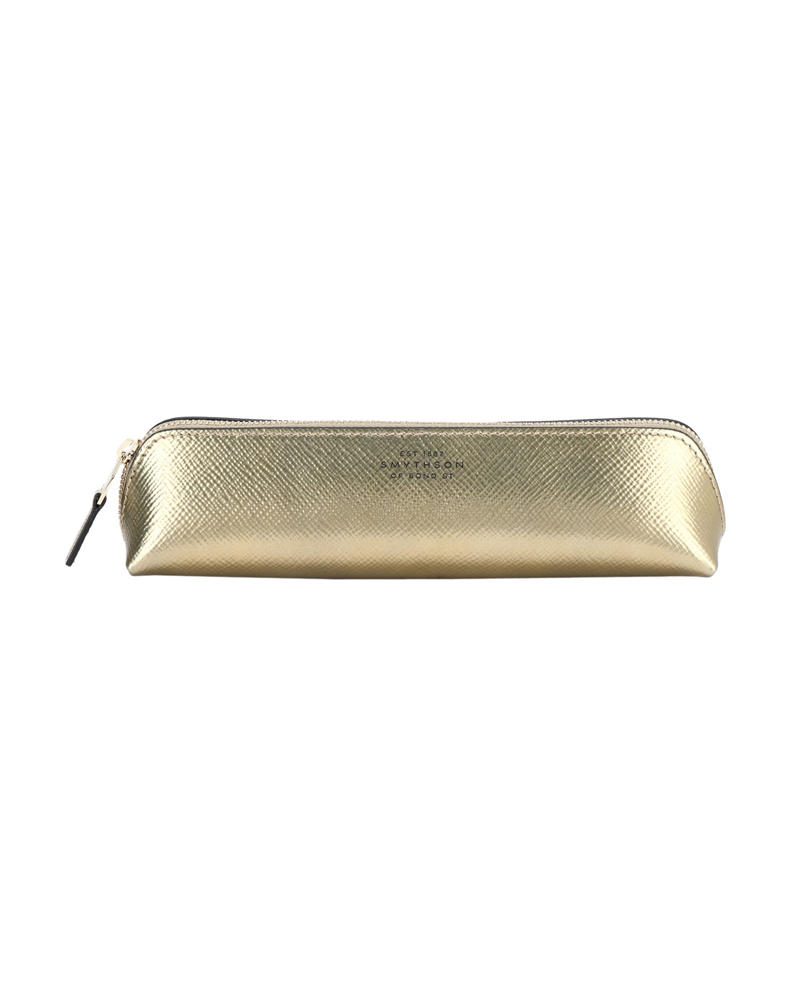 《送料無料》SMYTHSON レディース ペンケース ゴールド 牛革（カーフ） 100% PANAMA pencil case