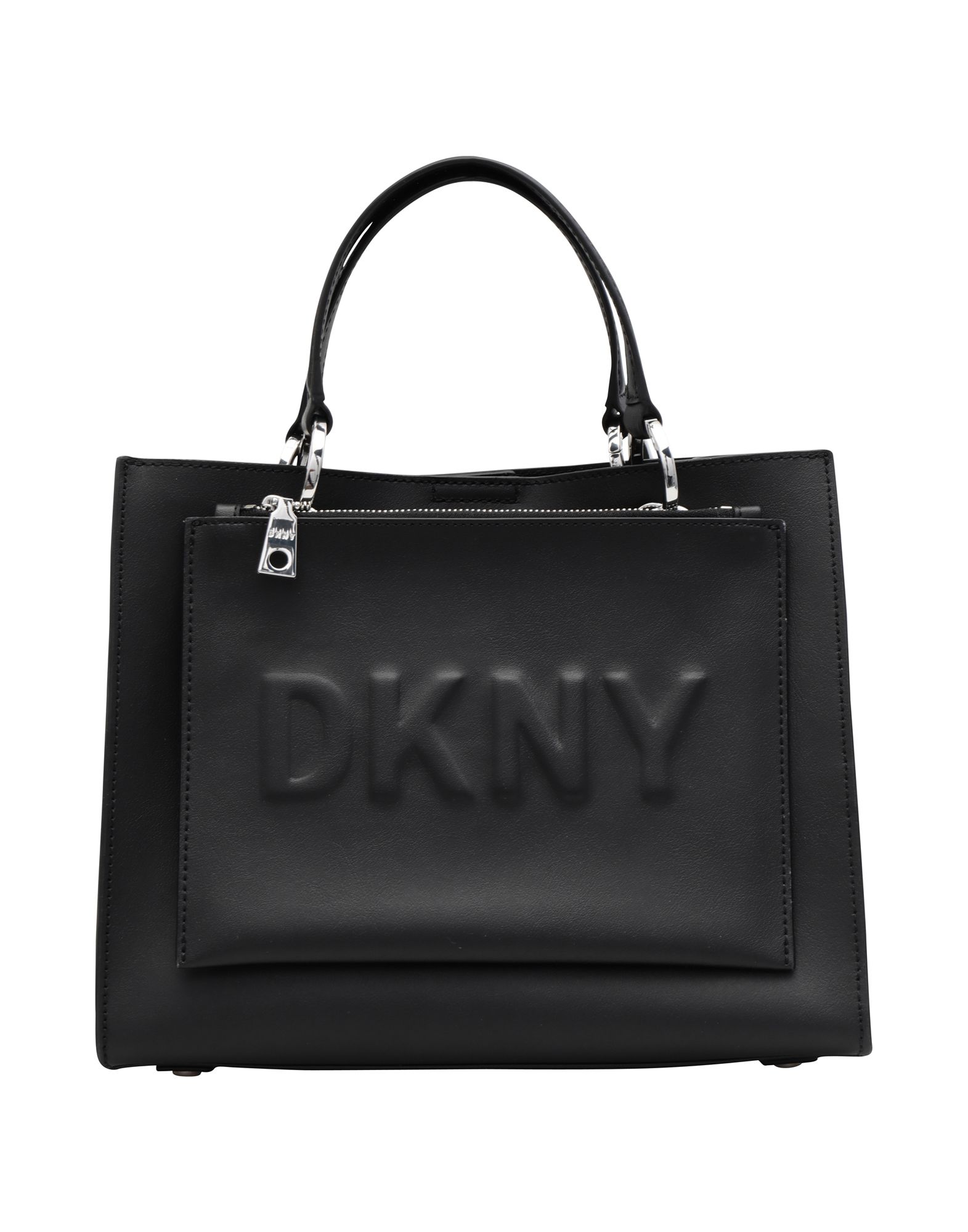 《送料無料》DKNY レディース ハンドバッグ ブラック 牛革 100% / ポリウレタン MOTT