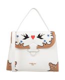POMIKAKI Damen Handtaschen Farbe Elfenbein Gre 1