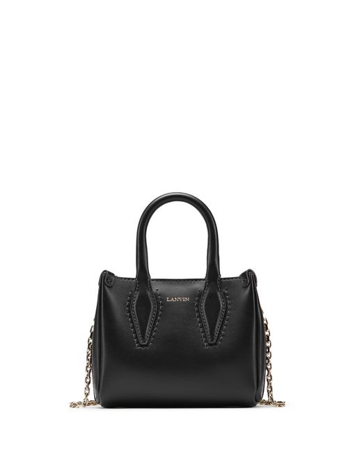 Lanvin Women S Bags Pers Clutches Online Micro Black JournÉe Bag