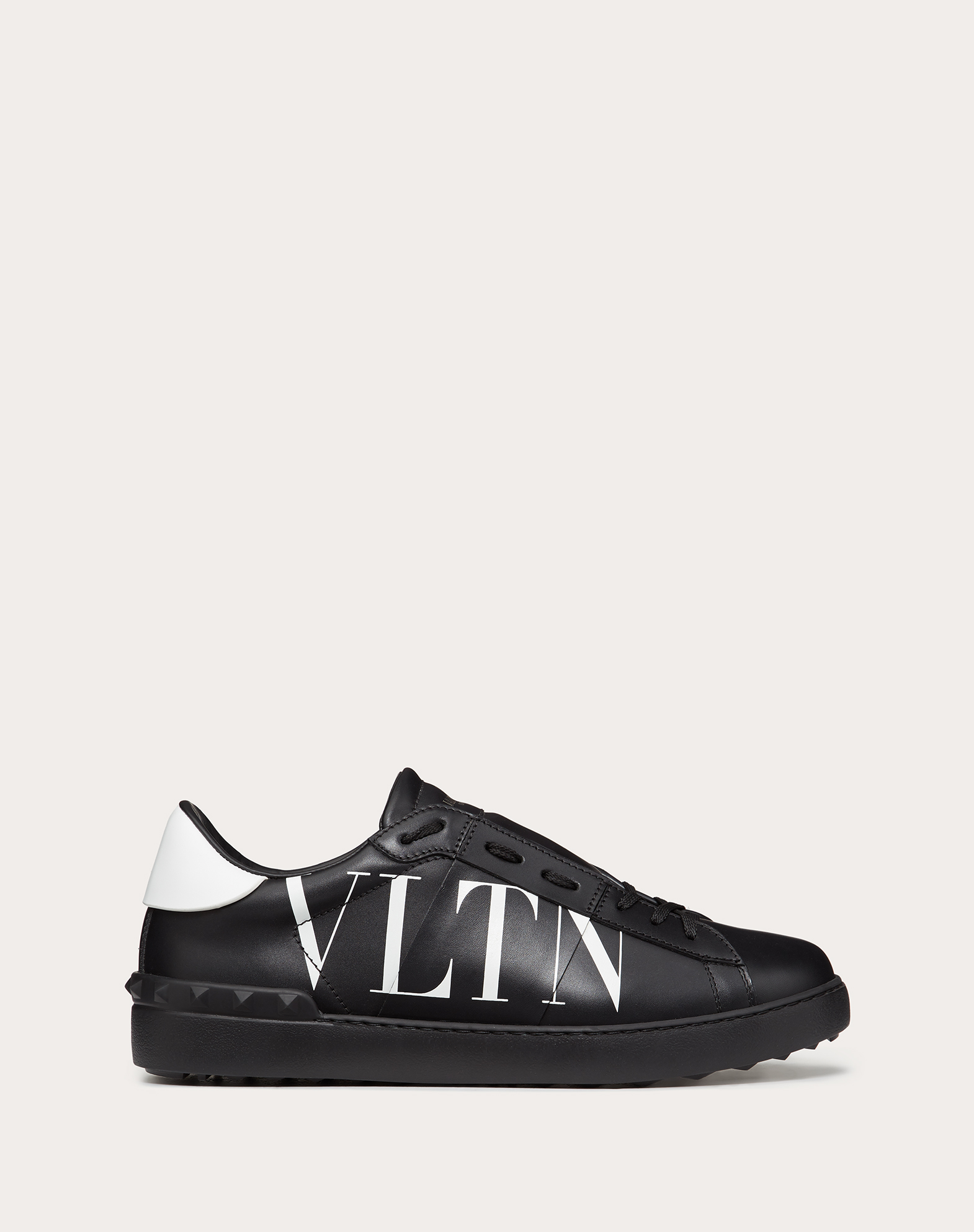 OPEN SNEAKER WITH VLTN LOGO for Man | Valentino Online Boutique