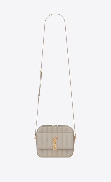 Vicky camera bag in quilted lambskin