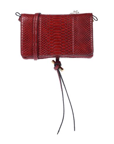 Woman Cross-body bag Burgundy Size - Polyurethane, Polyester