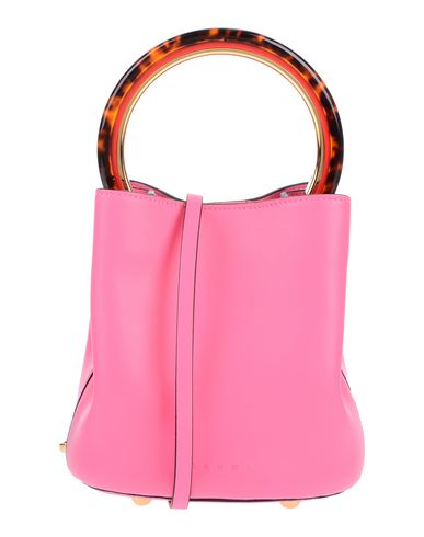Woman Handbag Fuchsia Size - Soft Leather, Plastic, Metal
