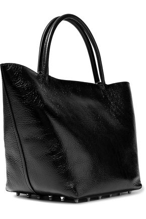 Click to view more detailed imagery on our partner's website Alexander Wang Coated Textured-leather Tote In Black