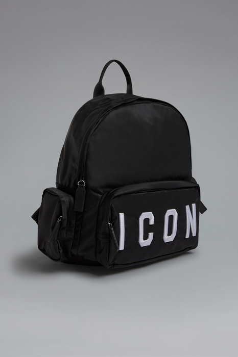 DSQUARED2 Unisex Mochila Negro Tamaño OneSize 100% Poliamida