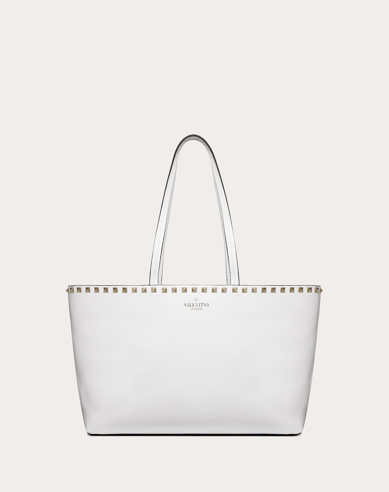 valentino garavani rockstud leather shopper