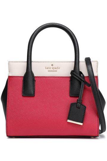 Two-tone leather shoulder bag | KATE SPADE New York | Sale up to 70% ...