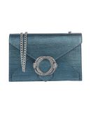 JUST CAVALLI Damen Schultertasche Farbe Petroleum Gr��e 1