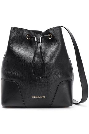 Michael kors textured leather shoulder bag Clearance