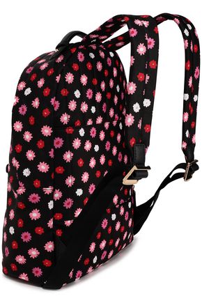 Michael Michael Kors Floral-print Shell Backpack In Black | ModeSens