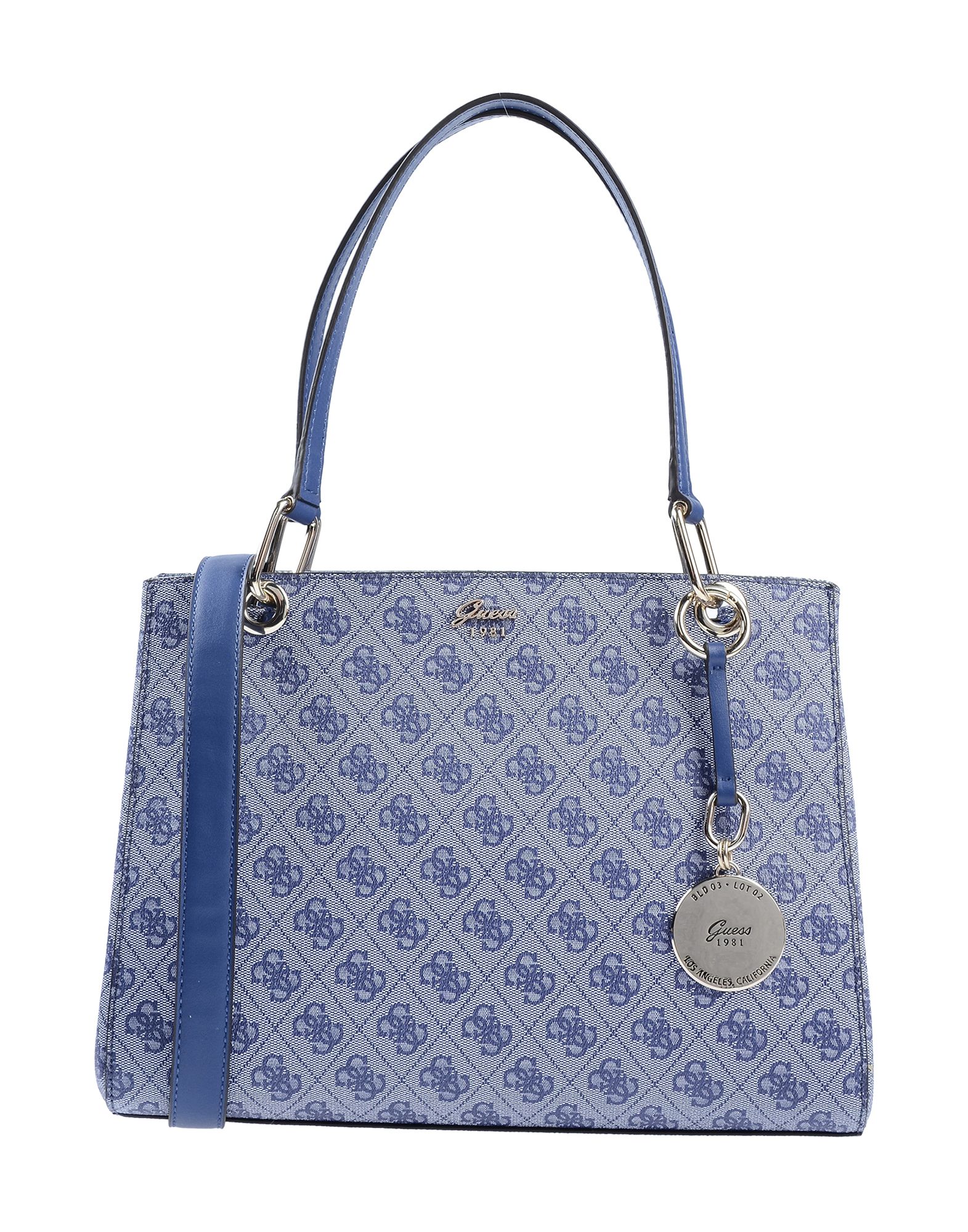 guess blue bags