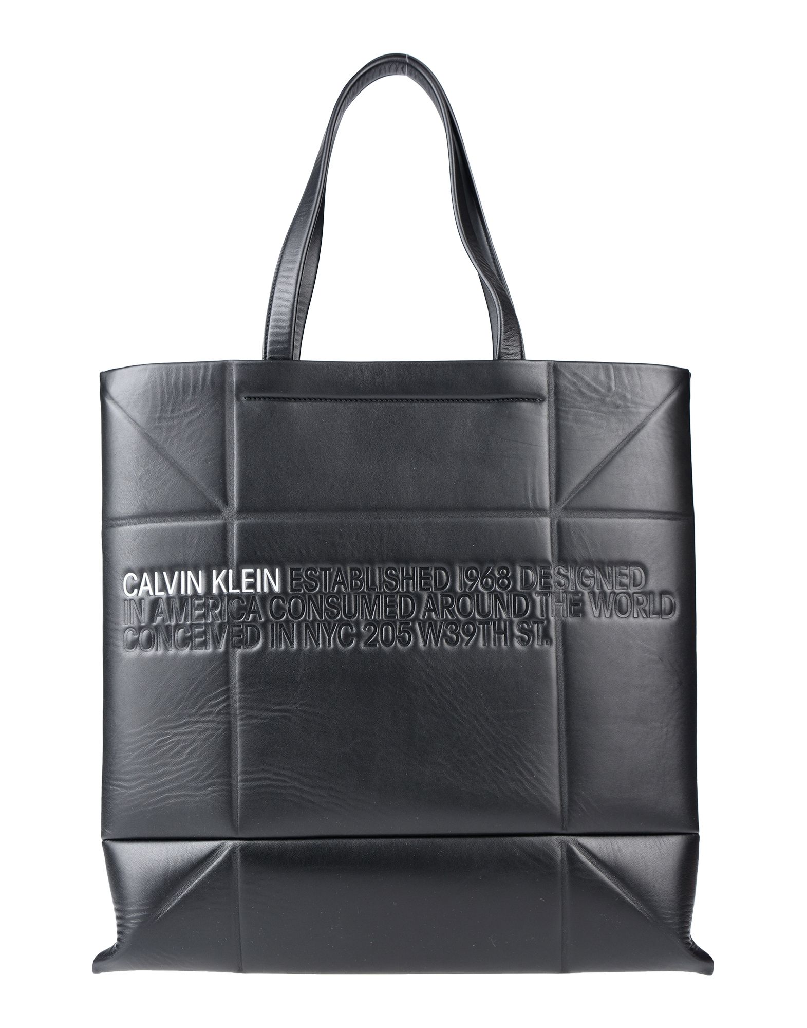 《セール開催中》CALVIN KLEIN 205W39NYC レディース ハンドバッグ ブラック 紡績繊維
