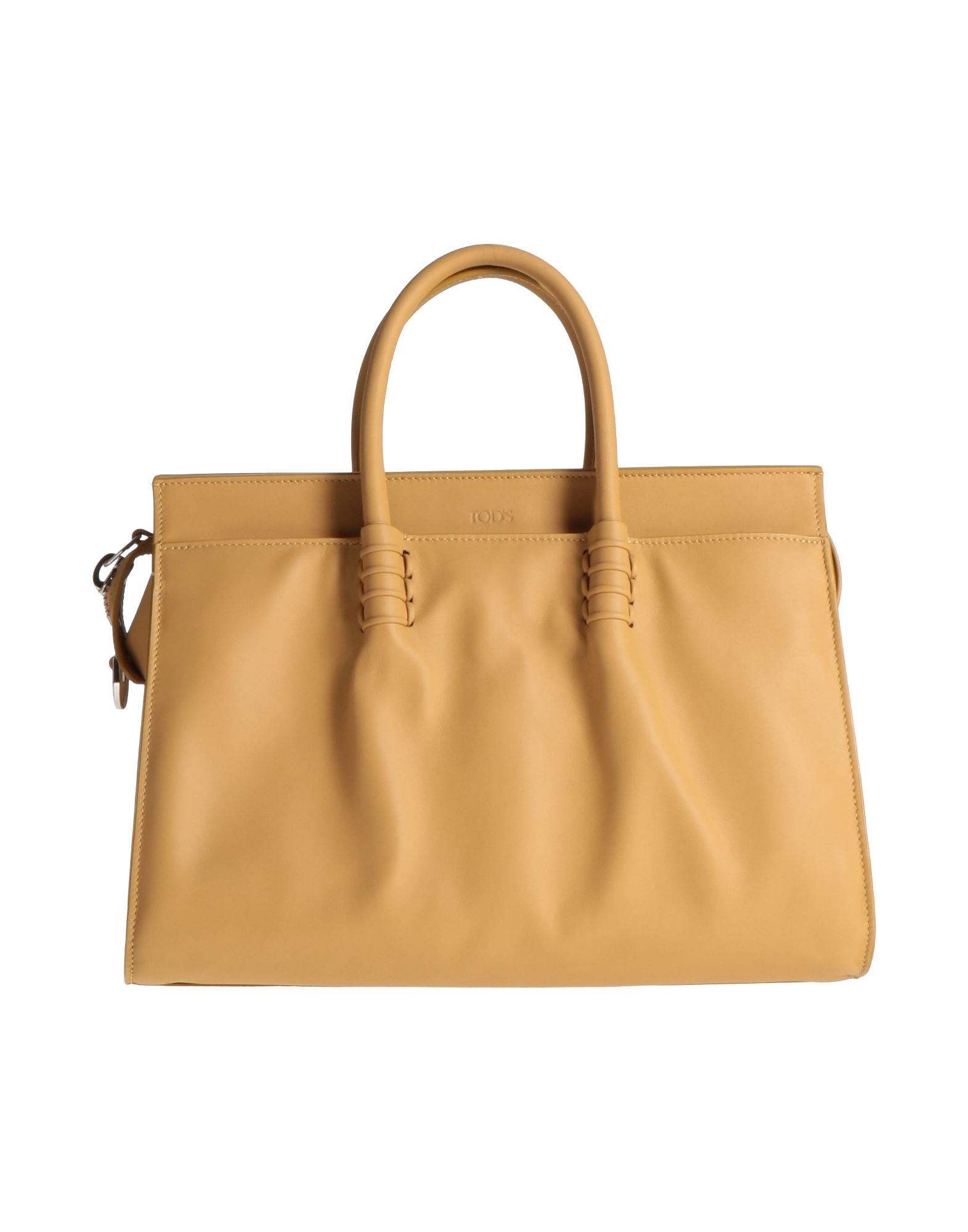 Tod's Woman Handbag Mustard Size - Soft Leather In Yellow