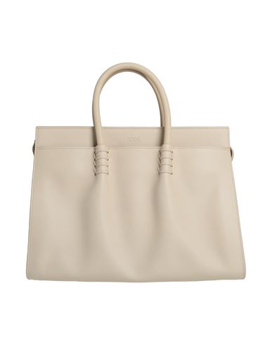 Woman Handbag Beige Size - Soft Leather