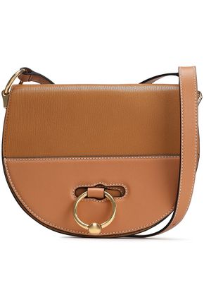 J.W.ANDERSON Latch smooth and textured-leather shoulder bag