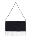 JUST CAVALLI Damen Schultertasche Farbe Schwarz Gr��e 1