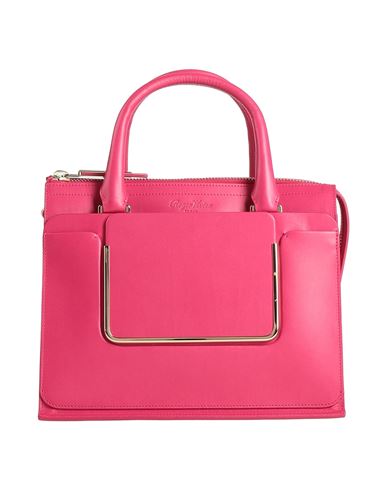 Roger Vivier Woman Handbag Magenta Size - Soft Leather In Purple