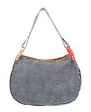 EBARRITO Damen Schultertasche Farbe Blei Gre 1