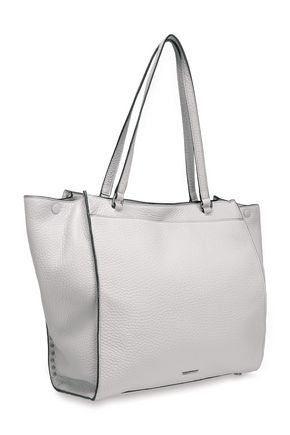 Rebecca Minkoff Studded Leather Tote in Gray