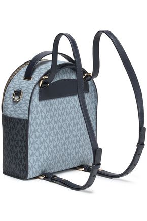 Michael Kors Two-Tone Mint and Aqua Pebbled Leather Backpack Michael Michael Kors Jaycee Medium Pebbled Leather Backpack  main image 2