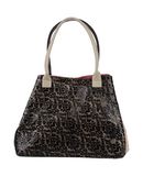 EBARRITO Damen Schultertasche Farbe Dunkelbraun Gre 1