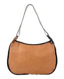 EBARRITO Damen Schultertasche Farbe Kamel Gr��e 1