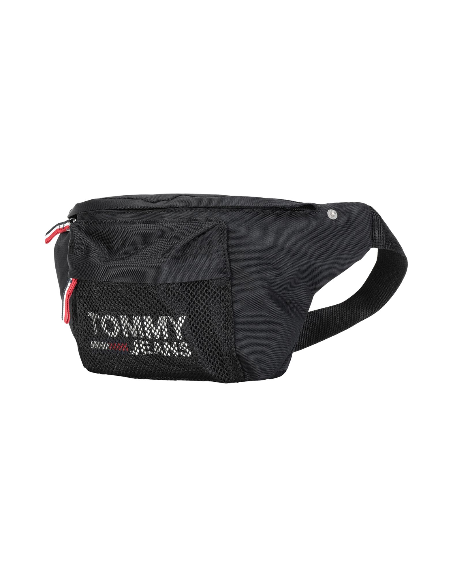 《セール開催中》TOMMY JEANS メンズ バックパック＆ヒップバッグ ブラック リサイクルポリエステル 100% TJM COOL CITY BUMBAG