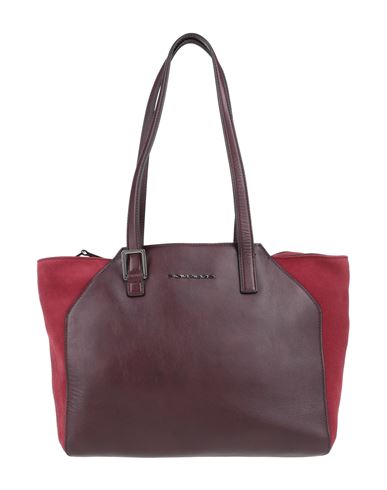 Woman Shoulder bag Burgundy Size - Soft Leather