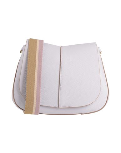 Woman Cross-body bag Lilac Size - Soft Leather