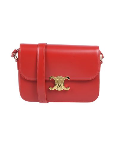 Celine Woman Cross-body Bag Red Size - Calfskin