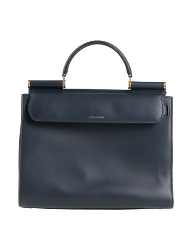 Dolce & Gabbana Woman Handbag Navy Size - Leather In Blue