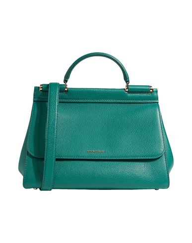 Dolce & Gabbana Woman Handbag Emerald Green Size - Calfskin