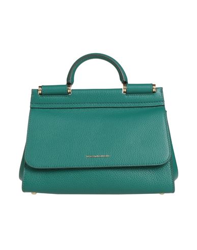 Dolce & Gabbana Woman Handbag Emerald Green Size - Soft Leather