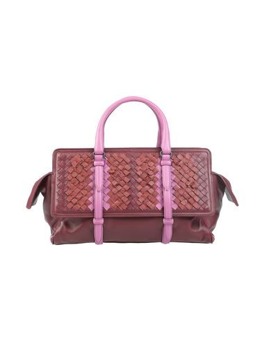 Woman Handbag Burgundy Size - Soft Leather